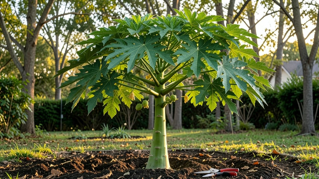 Female Papaya Tree Pruning: Year-Round Trimming for Bountiful Fruit