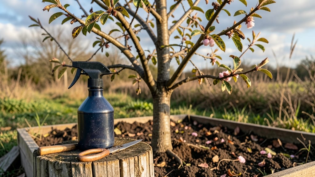 Peach Tree Bacterial Spot Treatment: Copper Fungicide Cure for Spotted Leaves