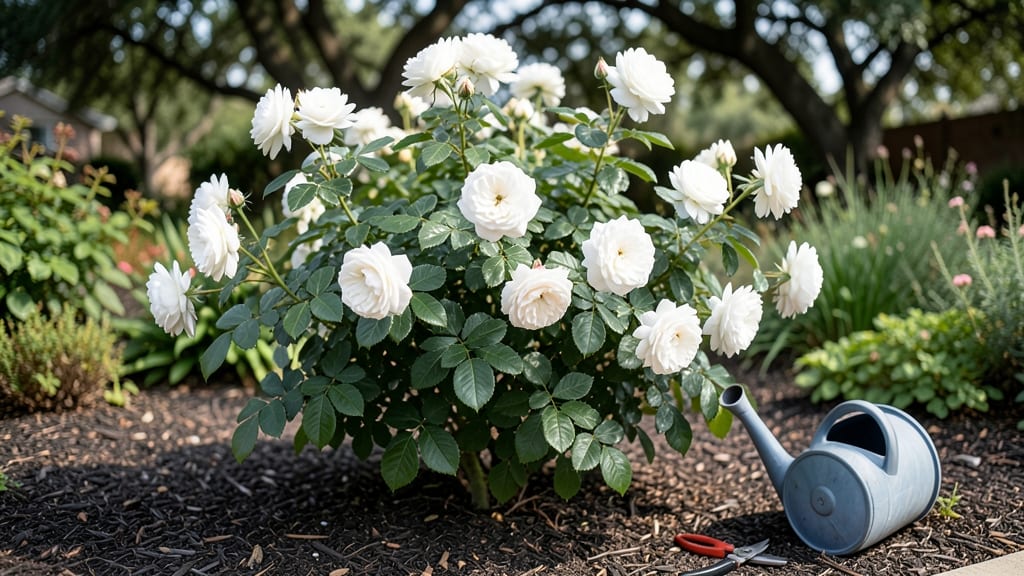 Iceberg Tree Rose Pruning: Frost-Resistant Bloom Revival in Late Winter