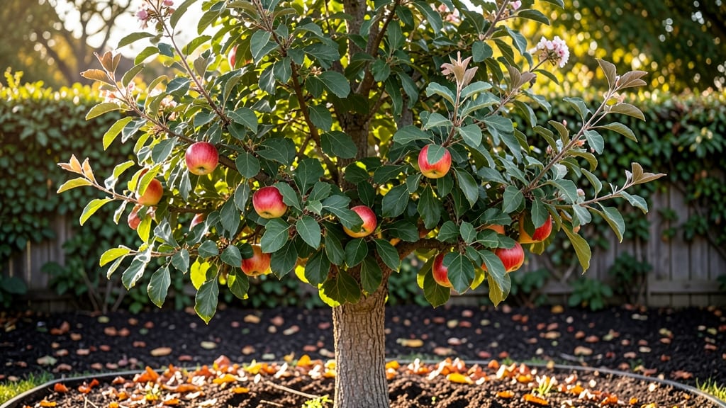 Honeycrisp Apple Tree Leaves: Year-Round Pest Barrier With Fallen Foliage