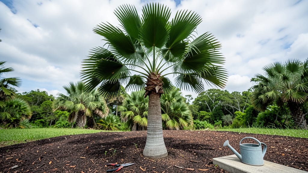 Huge Palm Tree Pruning: Stormproof Canopy With Minimal Stress Cuts