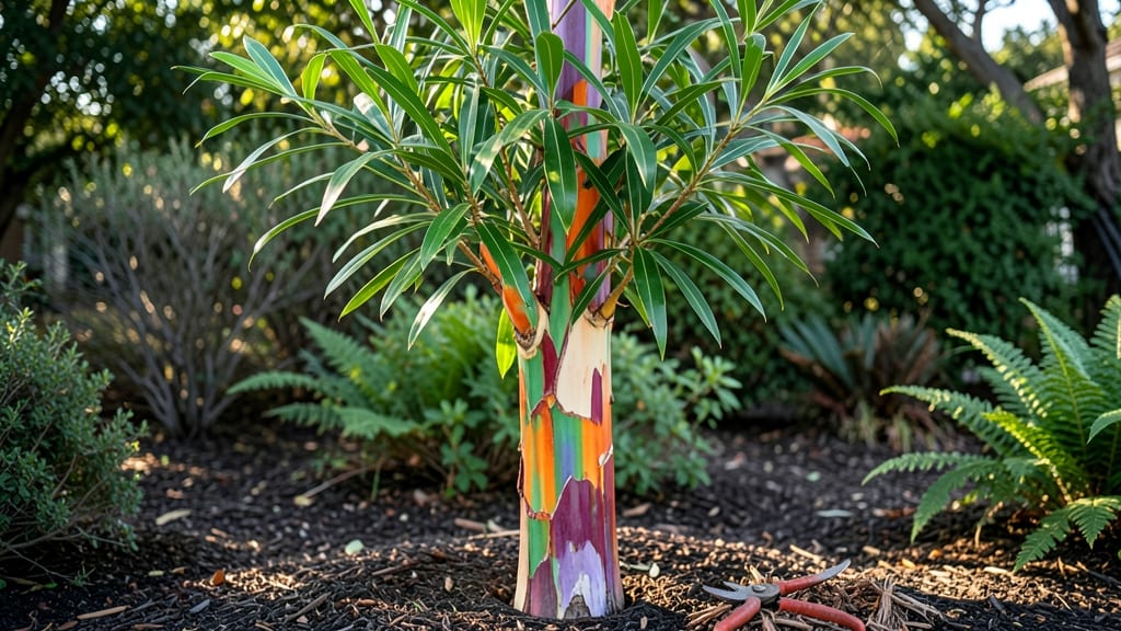Rainbow Eucalyptus Tree in Florida: Year-Round Pruning for Frost-Resilient Growth