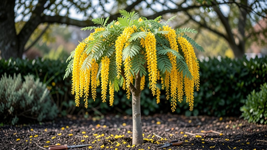 Gold Chain Tree: Year-Round Pruning for Lush, Frost-Resilient Growth