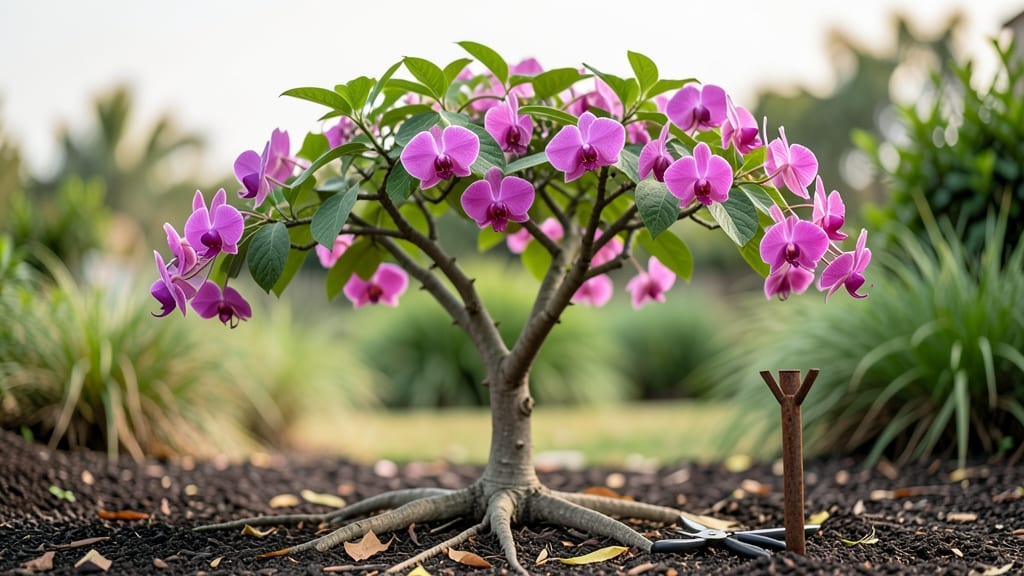 Orchid Tree Flower: Year-Round Bloom Revival Through Pruning Science