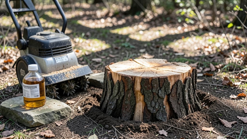 Chemically Remove Tree Stump: Fast Dissolve in 24 Hours Without Digging