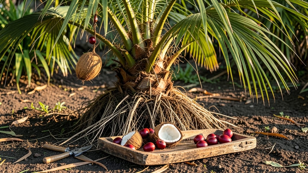 Palm Tree With Red Seeds Growing Guide: Revive Frost-Damaged Canopy in 5 Steps