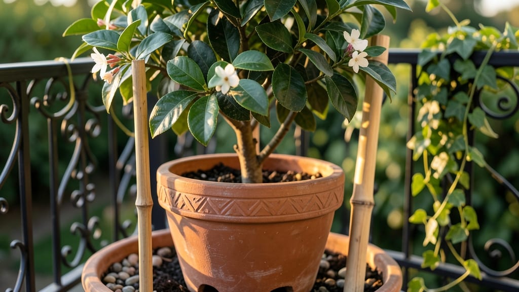 Potted Lime Tree: Container-Grown Citrus Thriving Year-Round