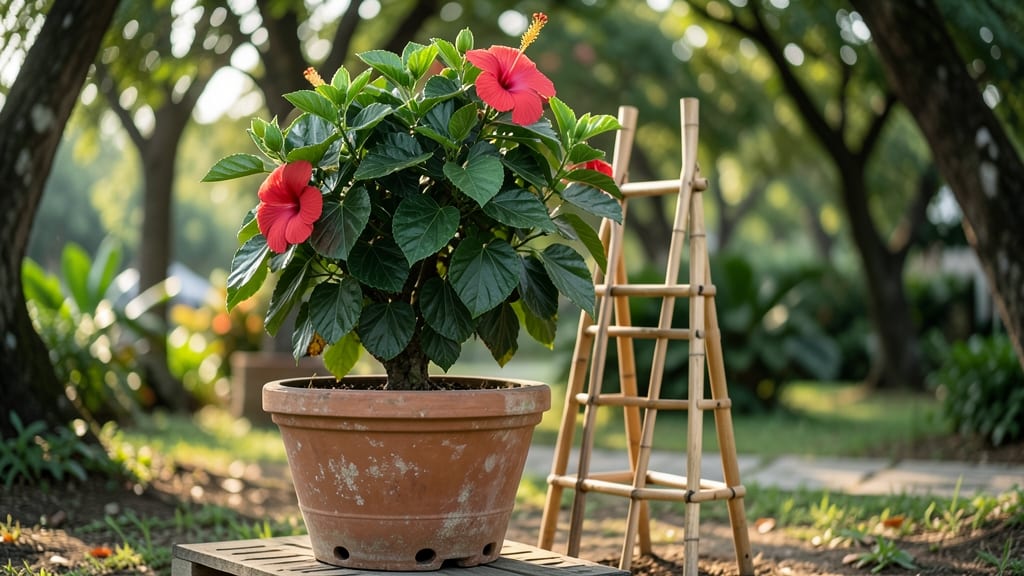 Hibiscus Tree in Container: Compact Growth Guide for Small Spaces
