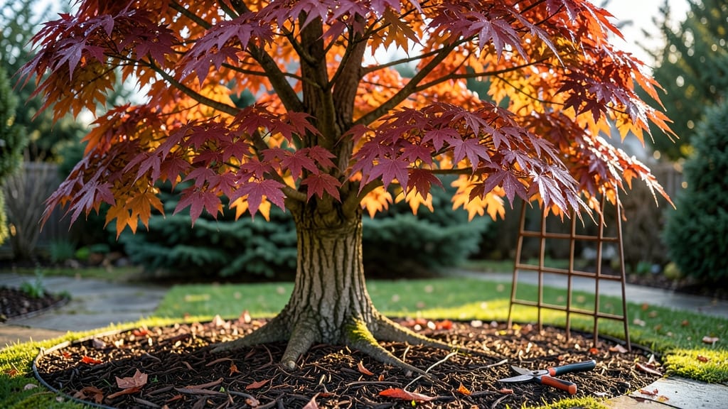 Red Autumn Tree Pruning: Year-Round Canopy Care for Pacific Northwest Beauty